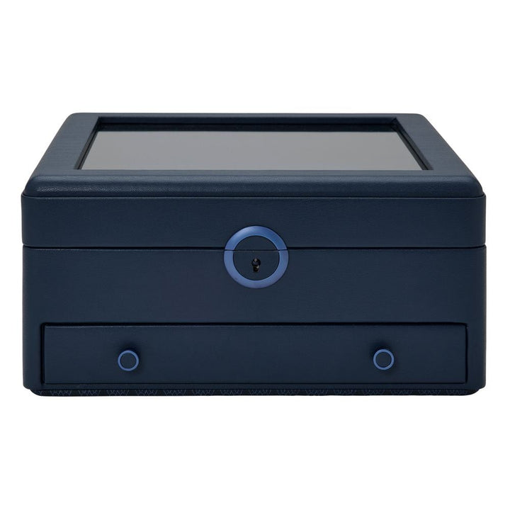 WOLF Earth Watch Stand Box Midnight Blue - ONLINE EXCLUSIVE