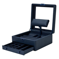 WOLF Earth Watch Stand Box Midnight Blue - ONLINE EXCLUSIVE - Michael Jones Jeweller