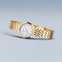 Bering Classic Polished Gold Quartz Watch 19126-734 - Michael Jones Jeweller