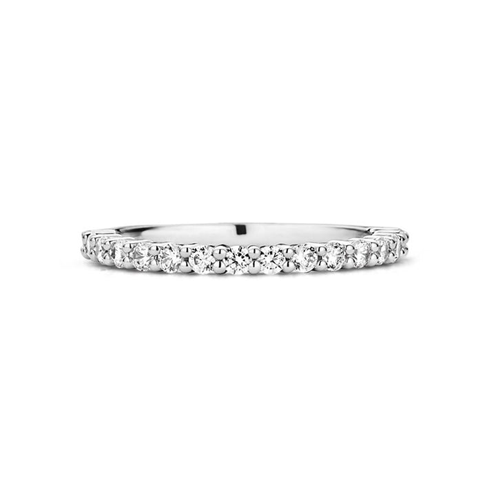 Ti Sento Cubic Zirconia Half Eternity Ring - Michael Jones Jeweller