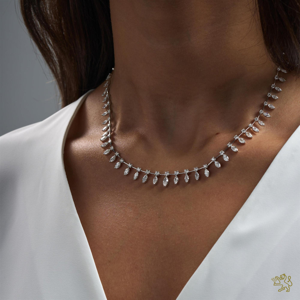 Starlight 6.00ct Diamond Platinum Necklace - Michael Jones Jeweller