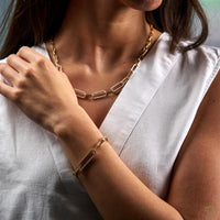 Love Links 0.50ct Diamond Yellow Gold Bracelet - Michael Jones Jeweller