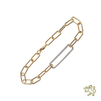 Love Links 0.50ct Diamond Yellow Gold Bracelet - Michael Jones Jeweller
