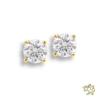 Windsor 0.80ct Diamond Yellow Gold Earrings - Michael Jones Jeweller
