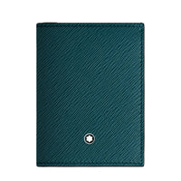 Montblanc Leather - Sartorial Mini Wallet 4CC - Cyprus Blue - Michael Jones Jeweller