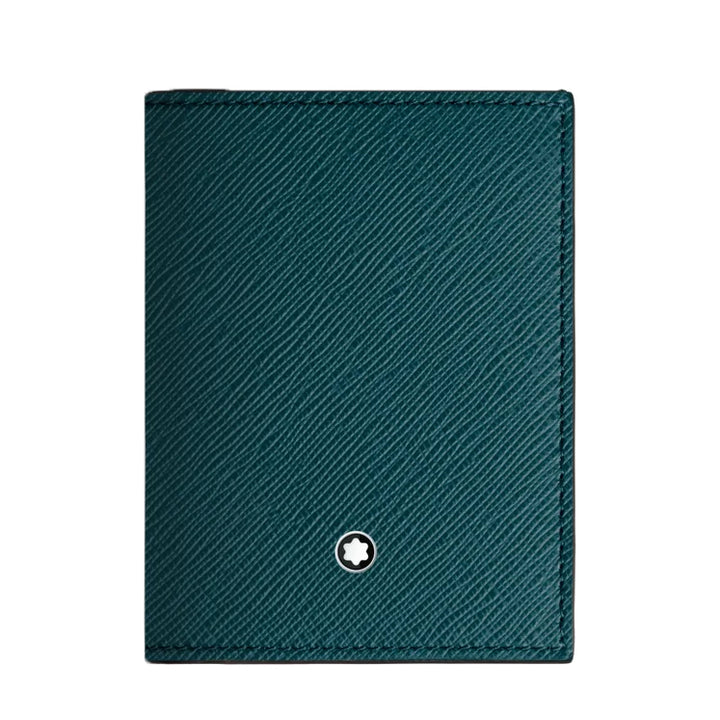 Montblanc Leather - Sartorial Mini Wallet 4CC - Cyprus Blue - Michael Jones Jeweller