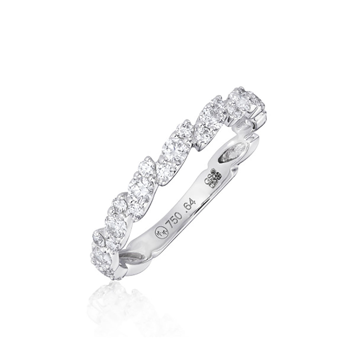 Diamond 18ct White Gold Marquise Ring - Michael Jones Jeweller