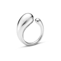 Georg Jensen MERCY Sterling Silver Large Ring Size 52 (K½) - Michael Jones Jeweller