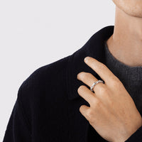 Georg Jensen REFLECT Sterling Silver Small Ring Size 56 (O½) - Michael Jones Jeweller