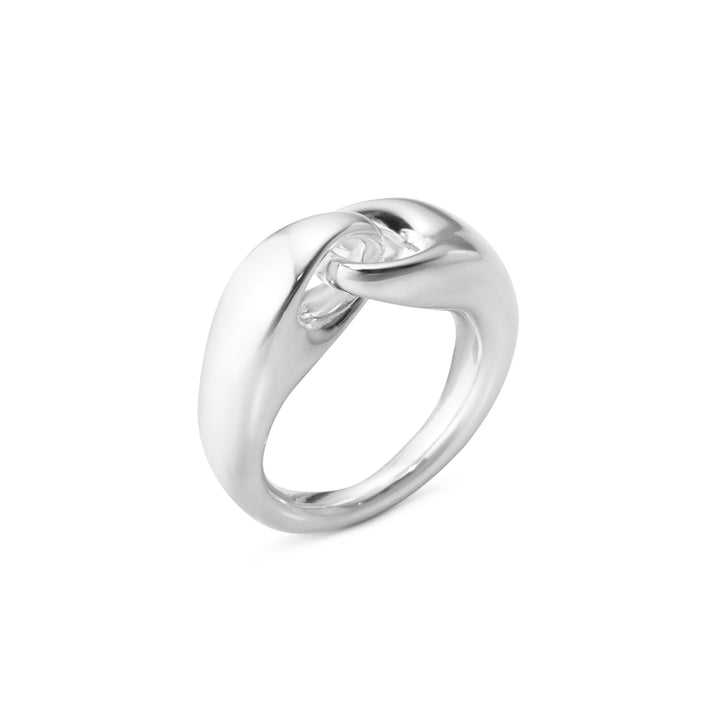 Georg Jensen REFLECT Sterling Silver Small Ring Size 54 (N) - Michael Jones Jeweller