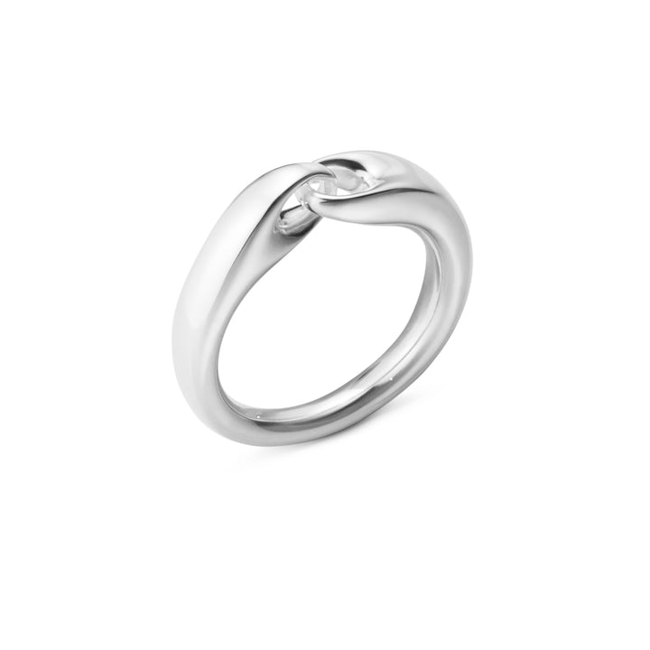 Georg Jensen REFLECT Sterling Silver Large Ring Size 54 (N) - Michael Jones Jeweller