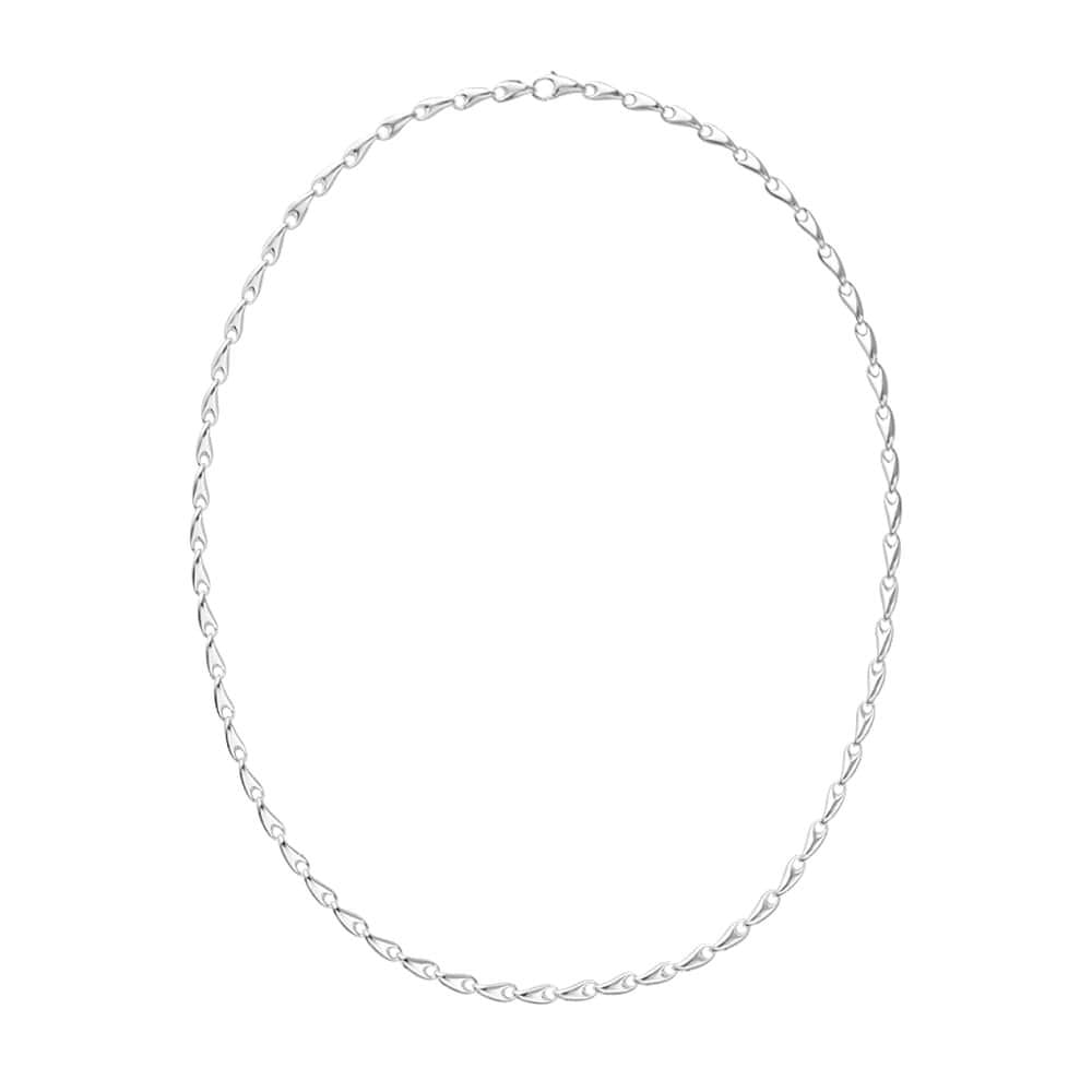Georg Jensen REFLECT Sterling Silver Slim Necklace - Michael Jones Jeweller