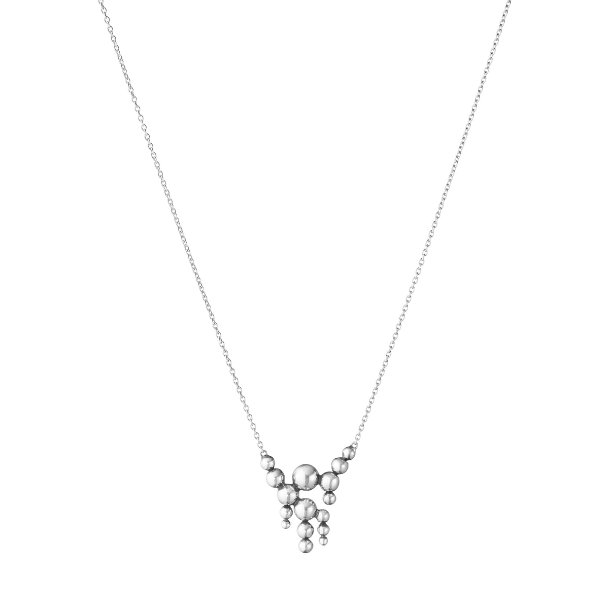 Georg Jensen MOONLIGHT GRAPES Sterling Silver Chandelier Pendant - Michael Jones Jeweller