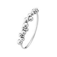 Georg Jensen MOONLIGHT GRAPES Sterling Silver Bangle Size Medium - Michael Jones Jeweller
