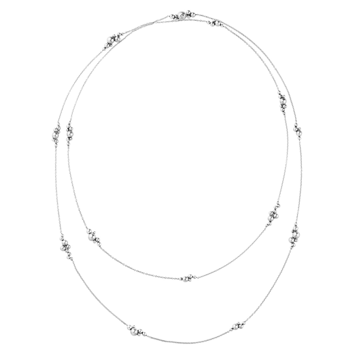 Georg Jensen MOONLIGHT GRAPES Sautoir 120cm Necklace - Michael Jones Jeweller