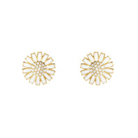 Georg Jensen DAISY 18ct Yellow Gold Plated Sterling Silver Stud Earrings - Michael Jones Jeweller