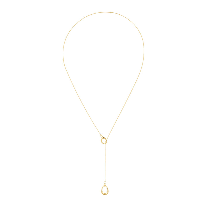 Georg Jensen OFFSPRING 18ct Yellow Gold Lariat Necklace