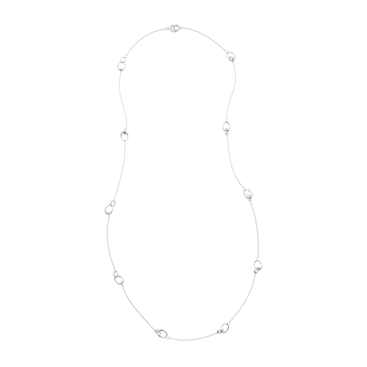 Georg Jensen OFFSPRING Sterling Silver Sautoir 90cm Necklace