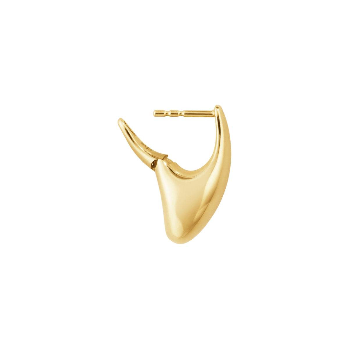 Georg Jensen REFLECT 18ct Yellow Gold Hoop Earrings