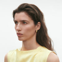 Georg Jensen REFLECT 18ct Yellow Gold Hoop Earrings