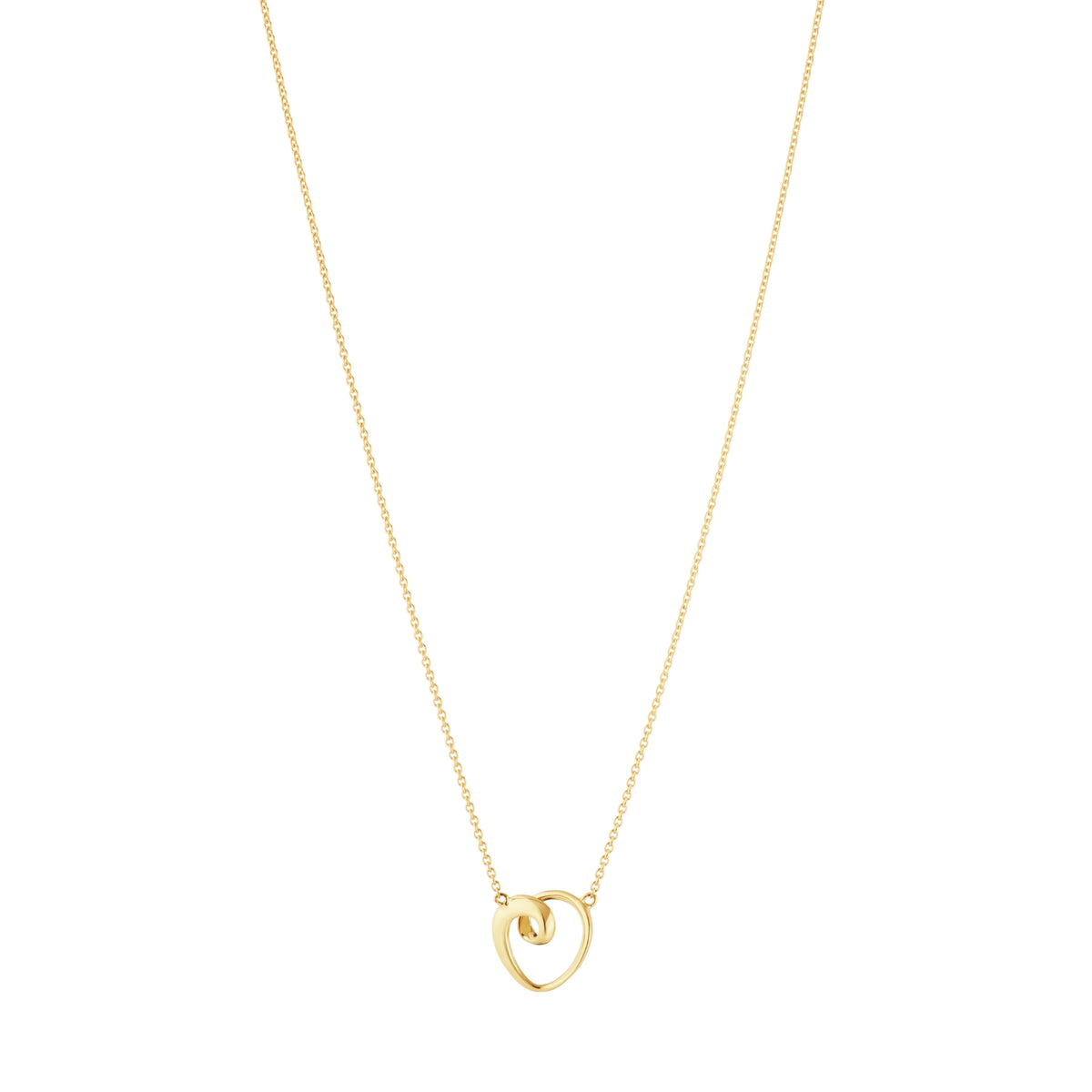 Georg Jensen Heart 2026 18ct Yellow Gold Pendant