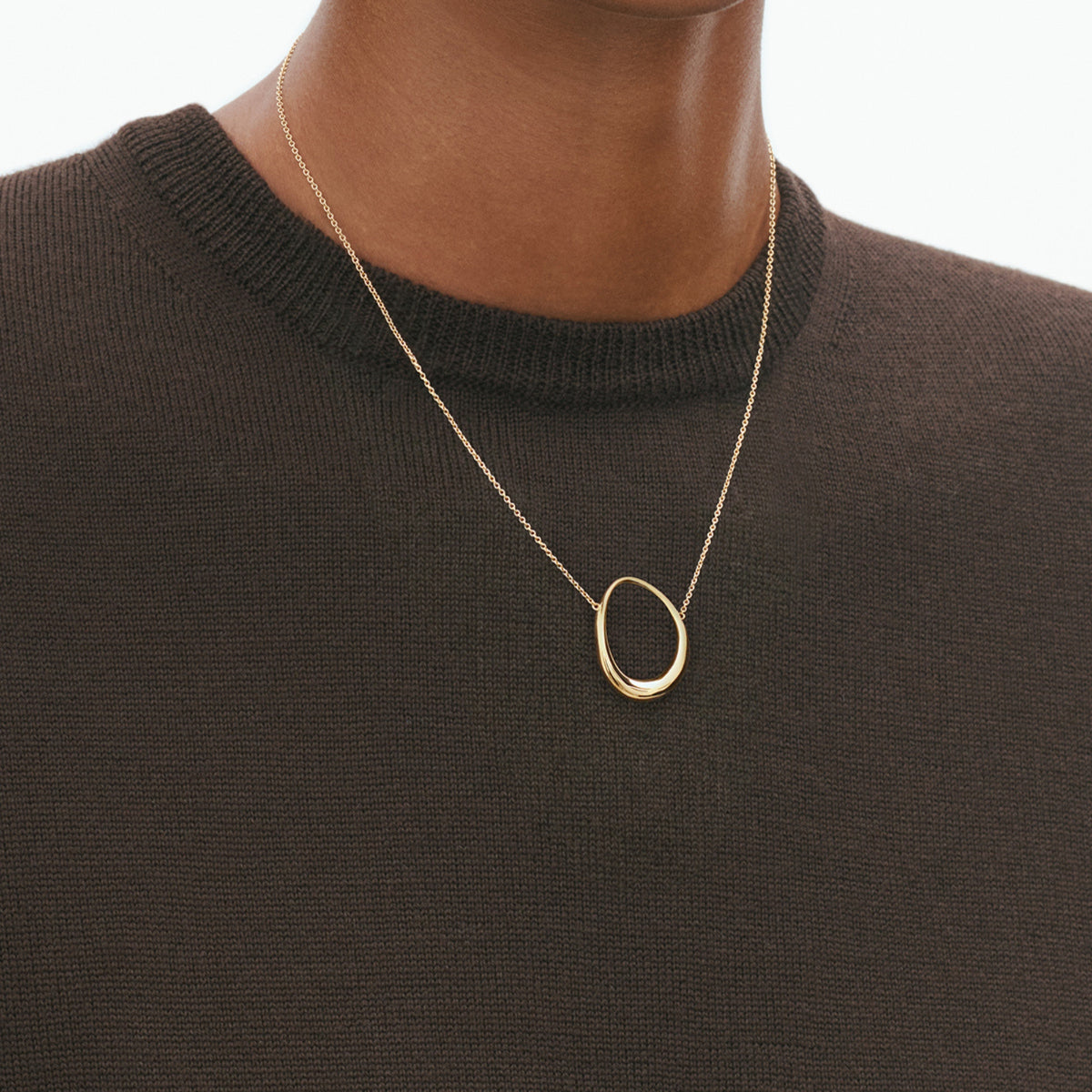 Georg Jensen OFFSPRING 18ct Yellow Gold Medium Pendant