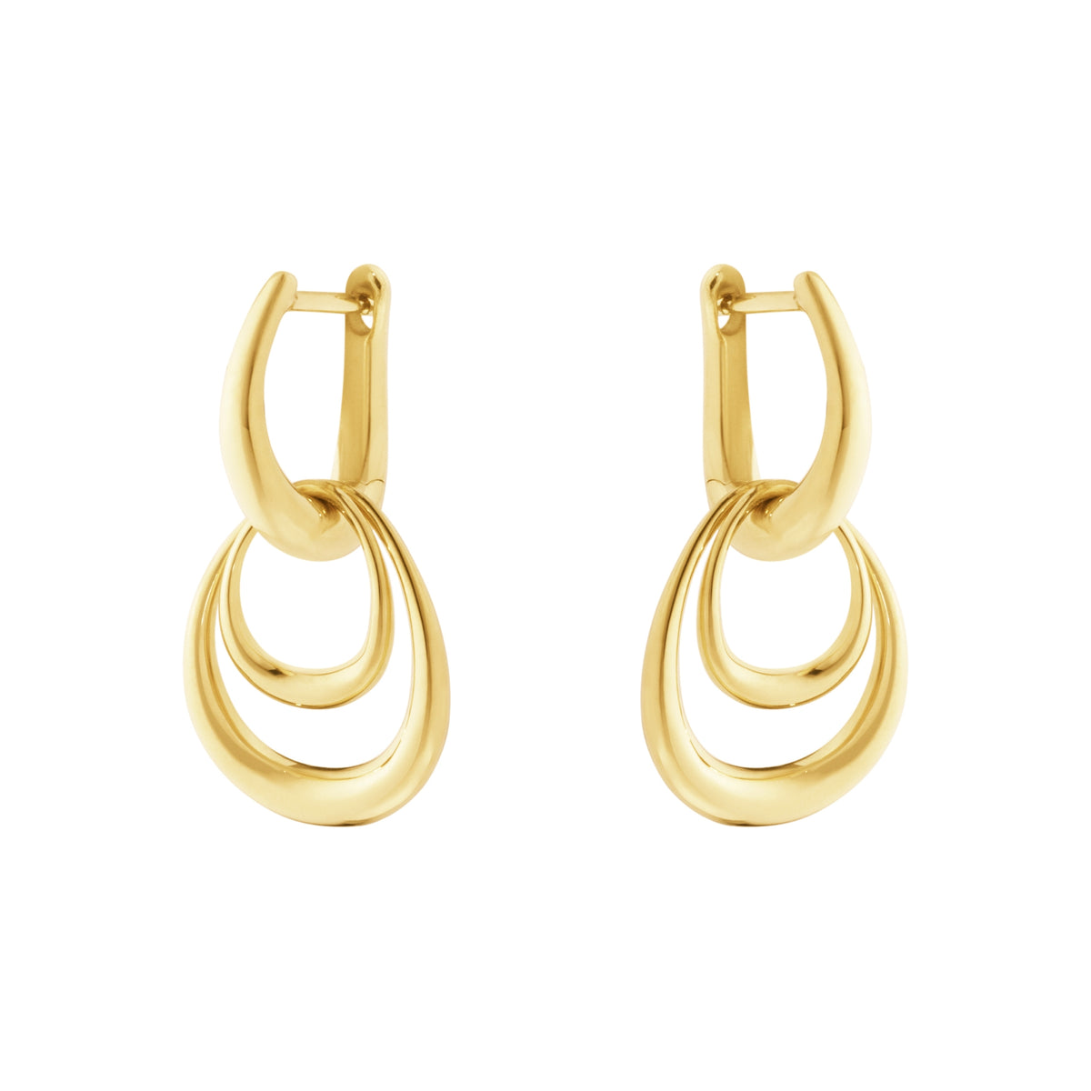 Georg Jensen OFFSPRING 18ct Yellow Gold Small Earrings