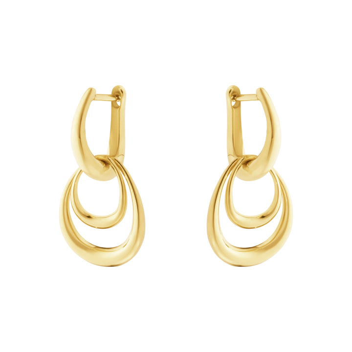 Georg Jensen OFFSPRING 18ct Yellow Gold Small Earrings