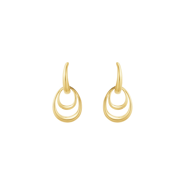 Georg Jensen OFFSPRING 18ct Yellow Gold Small Earrings