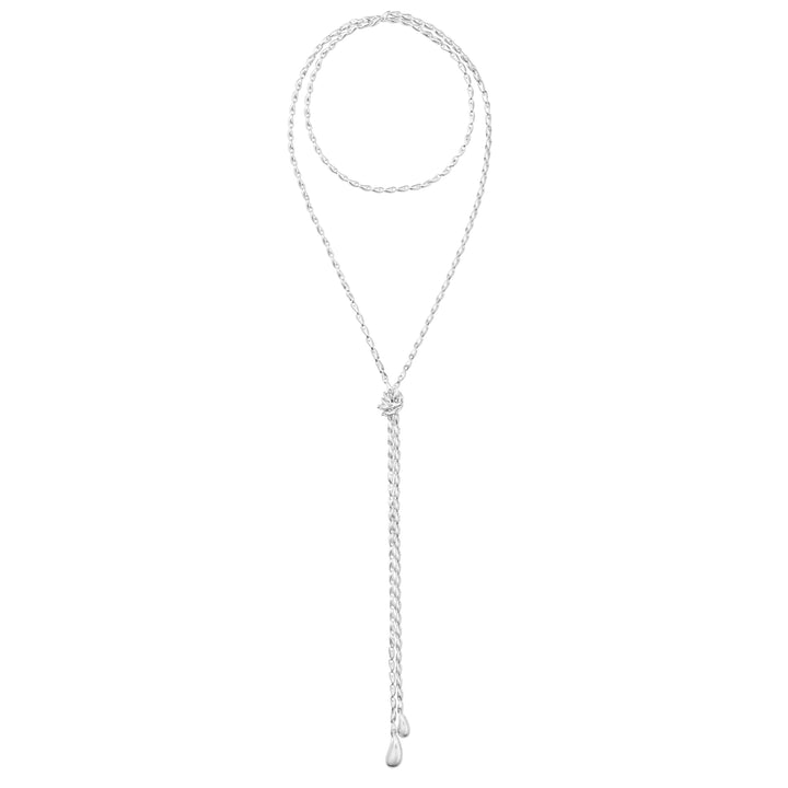 Georg Jensen REFLECT Sterling SIlver 130cm Lariat Necklace