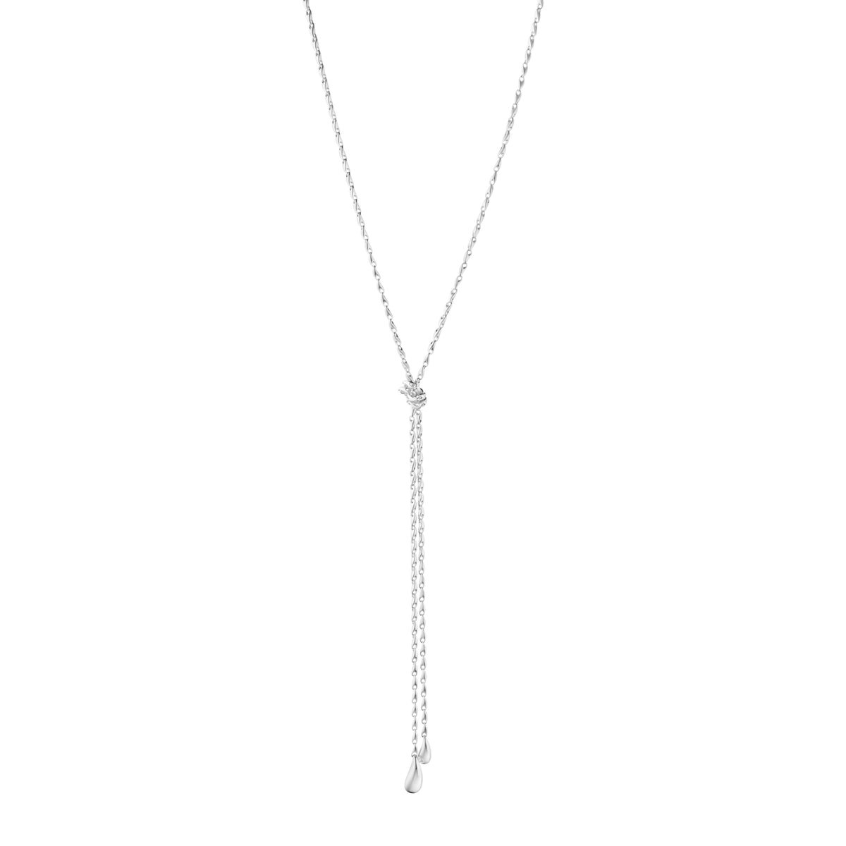 Georg Jensen REFLECT Sterling SIlver 130cm Lariat Necklace