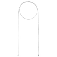Georg Jensen REFLECT Sterling SIlver 130cm Lariat Necklace