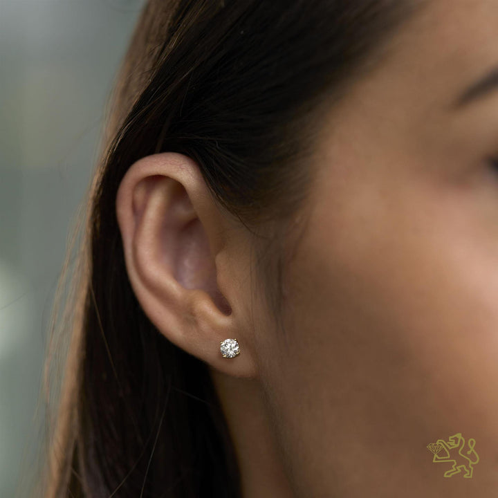 Windsor 0.50ct Diamond Yellow Gold Earrings