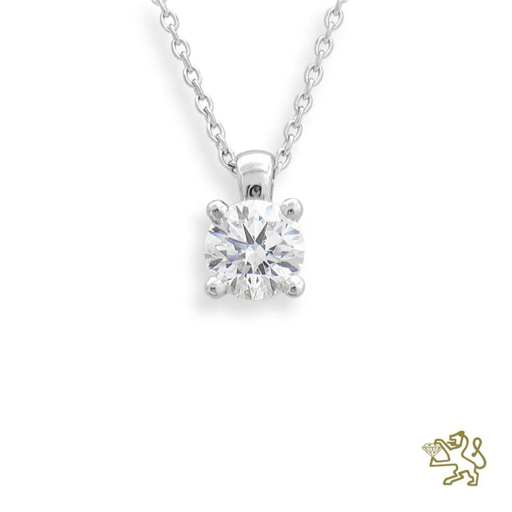 Windsor PL 0.40ct Diamond Platinum Pendant - Michael Jones Jeweller