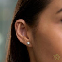 Windsor 1.00ct Diamond Yellow Gold Earrings