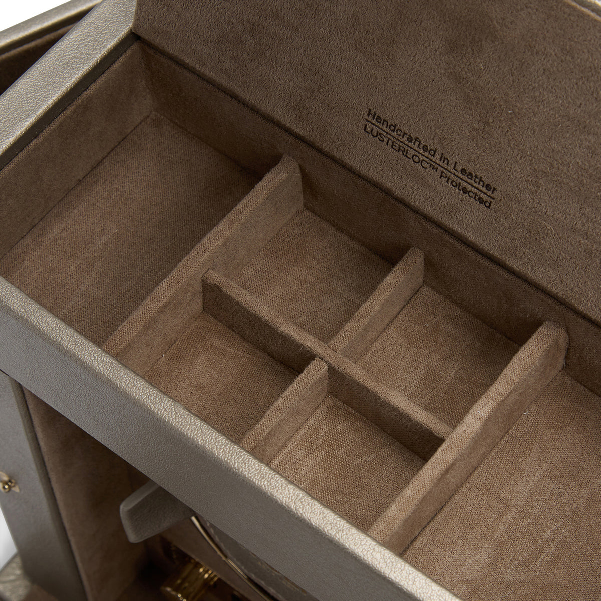 WOLF Palermo Single Watch Winder With Jewellery Storage - Michael Jones Jeweller