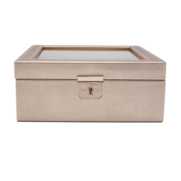 WOLF Palermo 6 Piece Rose Gold Watch Box