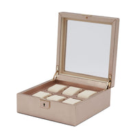 WOLF Palermo 6 Piece Rose Gold Watch Box - Michael Jones Jeweller