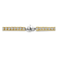 Ti Sento Yellow Gold Plated Cubic Zirconia Tennis Bracelet - Michael Jones Jeweller