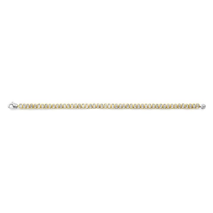 Ti Sento Yellow Gold Plated Cubic Zirconia Tennis Bracelet - Michael Jones Jeweller