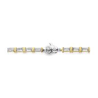 Ti Sento Yellow Gold Plated Cubic Zirconia Tennis Bracelet - Michael Jones Jeweller