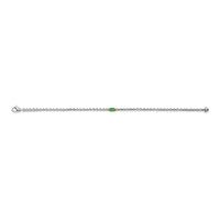Ti Sento Yellow Gold Plated Green Cubic Zirconia Tennis Bracelet - Michael Jones Jeweller