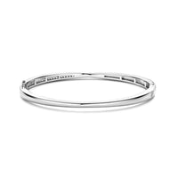 Ti Sento Cubic Zirconia Crossover Bangle - Michael Jones Jeweller
