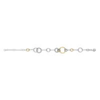 Ti Sento Yellow Gold Plated Cubic Zirconia Infinity Bracelet - Michael Jones Jeweller