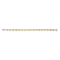 Ti Sento Yellow Gold Plated Coffee Bean Link Bracelet - Michael Jones Jeweller