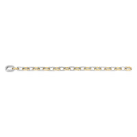 Ti Sento Yellow Gold Plated Cubic Zirconia Oval Link Bracelet - Michael Jones Jeweller