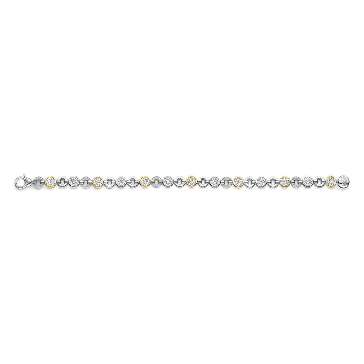 Ti Sento Yellow Gold Plated Cubic Zirconia Bracelet 23054ZY