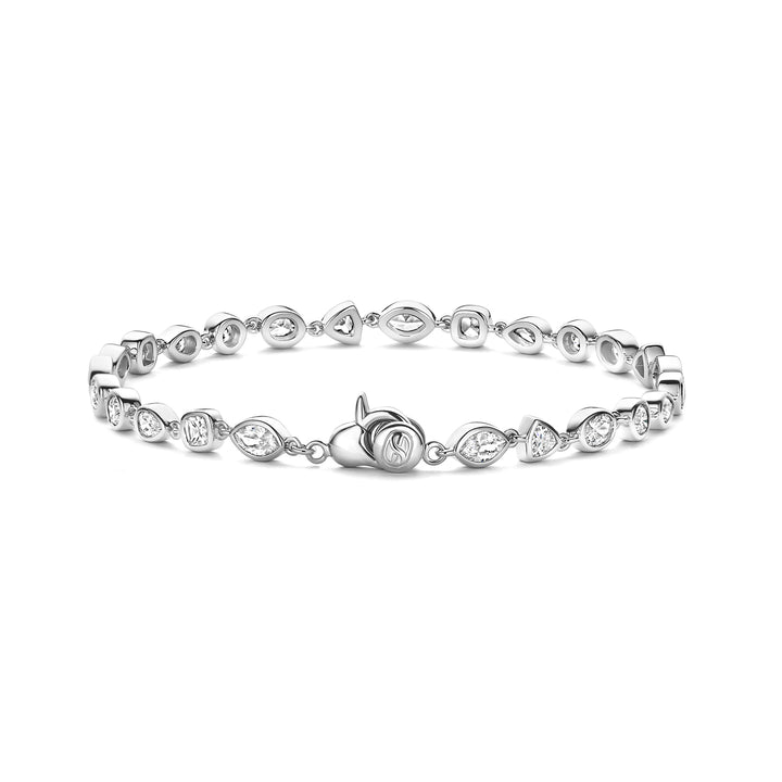 Ti Sento Cubic Zirconia Multi Shape Bracelet 23062ZI
