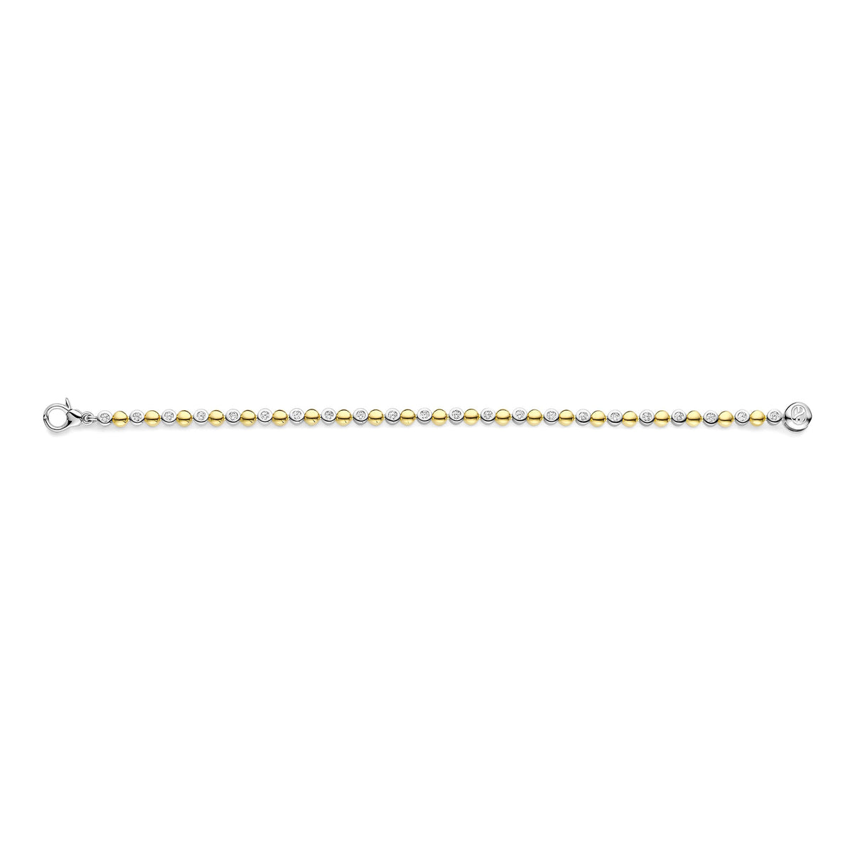 Ti Sento Yellow Gold Plated Cubic Zirconia Bubble Bracelet 23066ZY - Michael Jones Jeweller