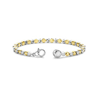 Ti Sento Yellow Gold Plated Cubic Zirconia Bubble Bracelet 23066ZY